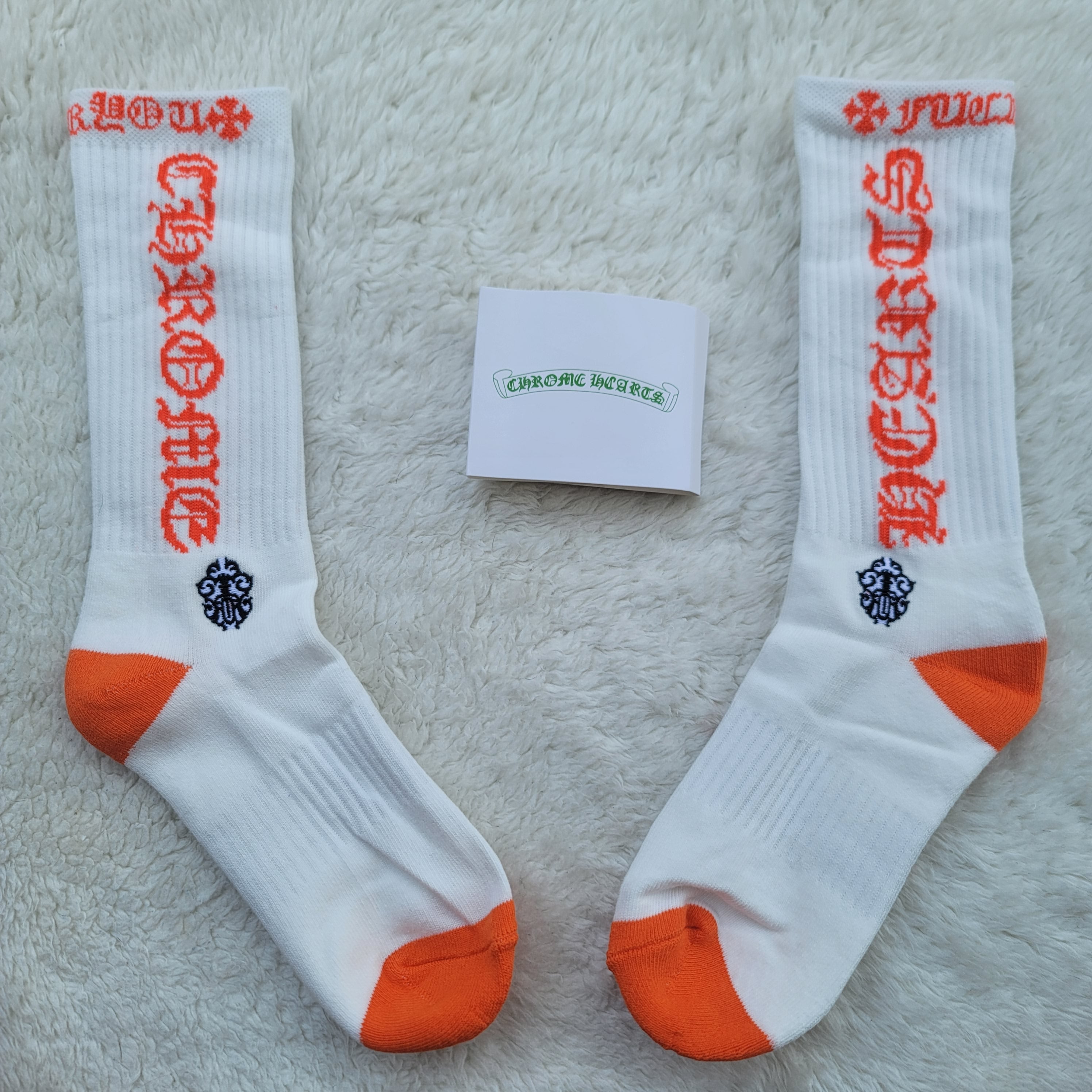 Chrome Heart Socks Single Pair Crew Sock - Multiple Styles