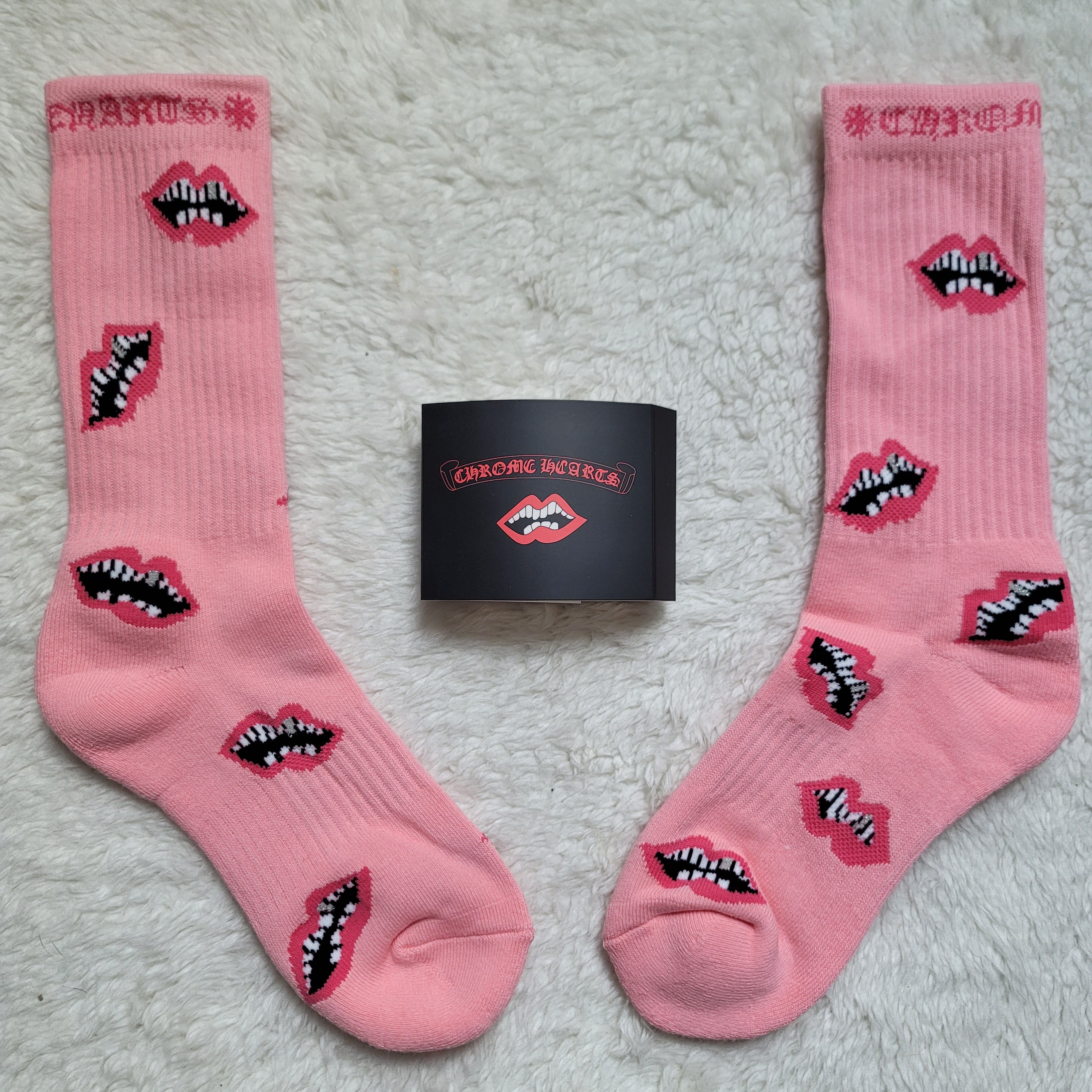 Chrome Heart Socks Single Pair Crew Sock - Multiple Styles
